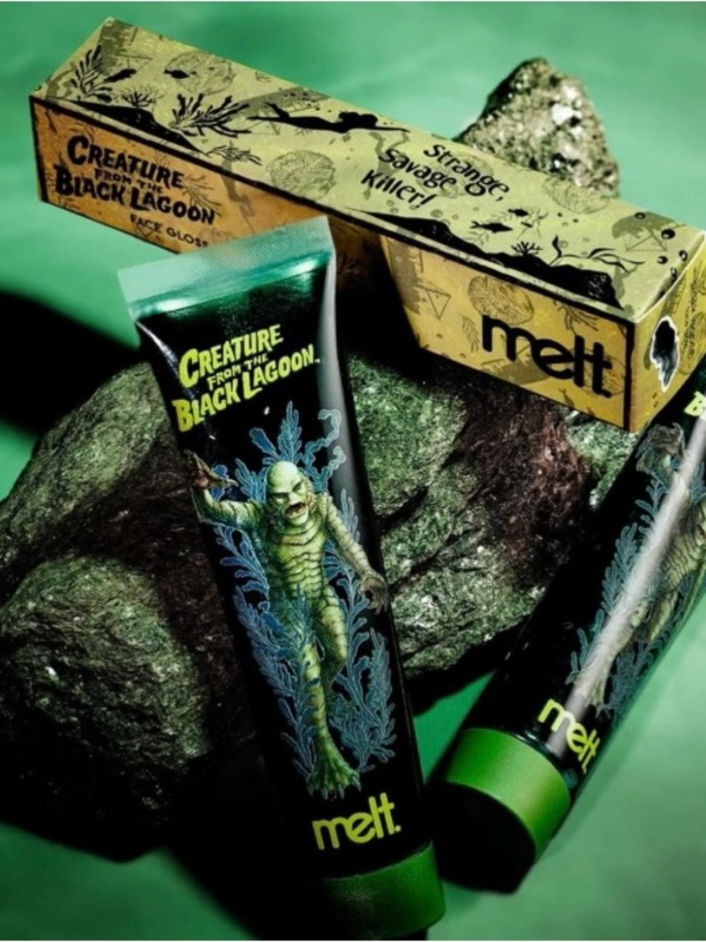 NWT-MELT COSMETICS-Creature From The Black Lagoon Green Face Gloss